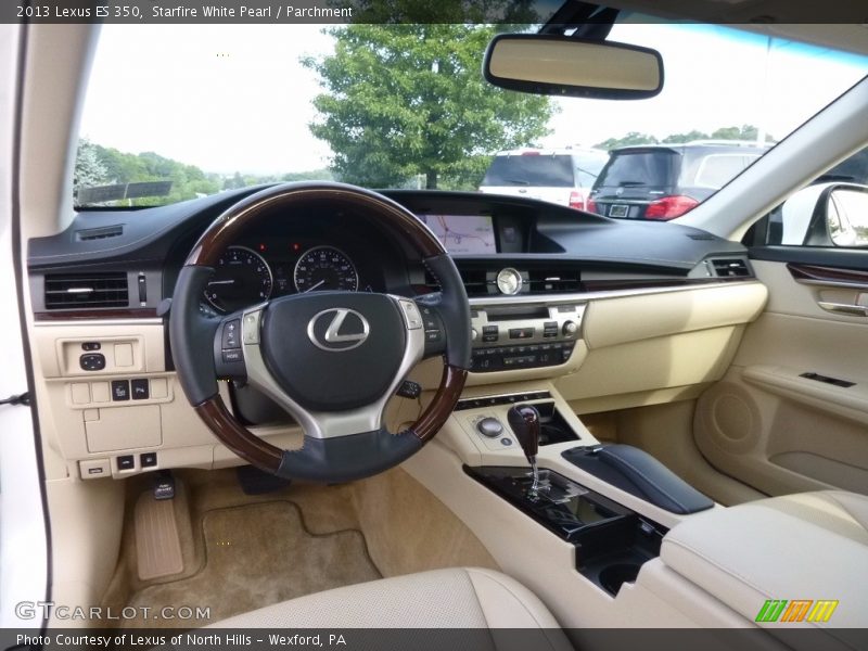 Starfire White Pearl / Parchment 2013 Lexus ES 350