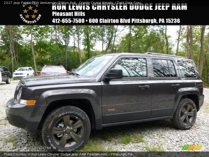 Granite Crystal Metallic / Dark Slate Gray 2017 Jeep Patriot 75th Anniversary Edition 4x4