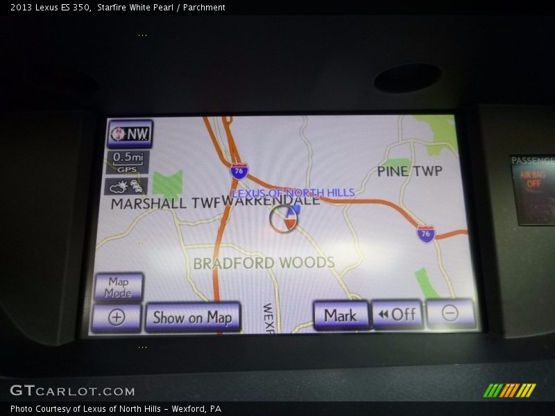 Starfire White Pearl / Parchment 2013 Lexus ES 350