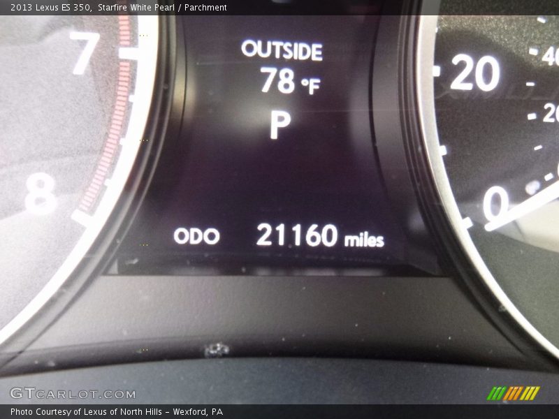 Starfire White Pearl / Parchment 2013 Lexus ES 350