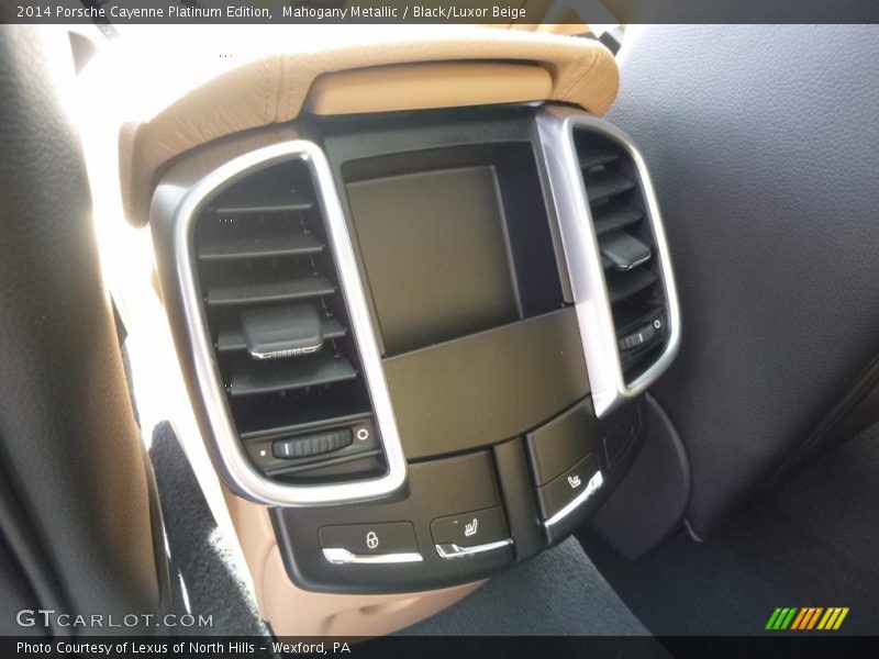 Mahogany Metallic / Black/Luxor Beige 2014 Porsche Cayenne Platinum Edition