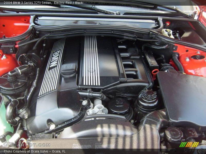 Electric Red / Black 2004 BMW 3 Series 325i Sedan