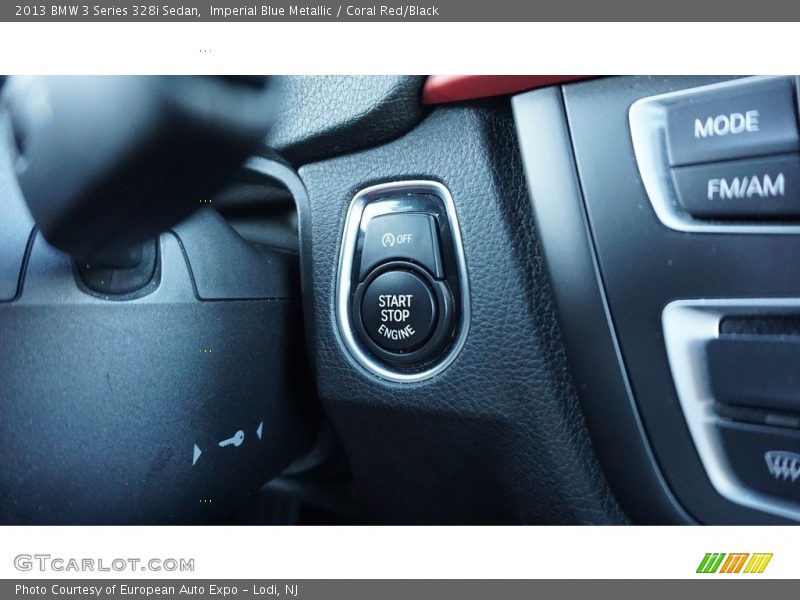 Imperial Blue Metallic / Coral Red/Black 2013 BMW 3 Series 328i Sedan