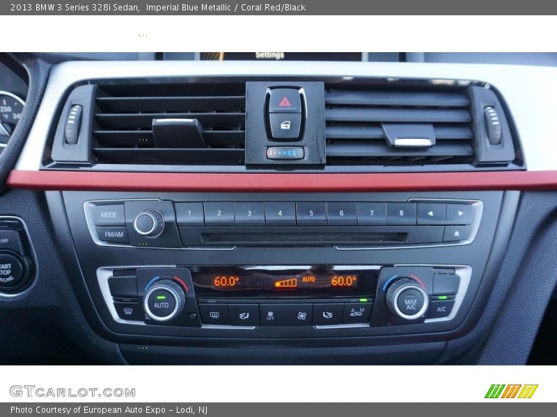 Imperial Blue Metallic / Coral Red/Black 2013 BMW 3 Series 328i Sedan
