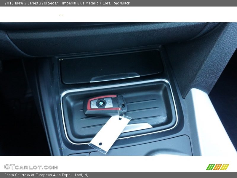 Imperial Blue Metallic / Coral Red/Black 2013 BMW 3 Series 328i Sedan