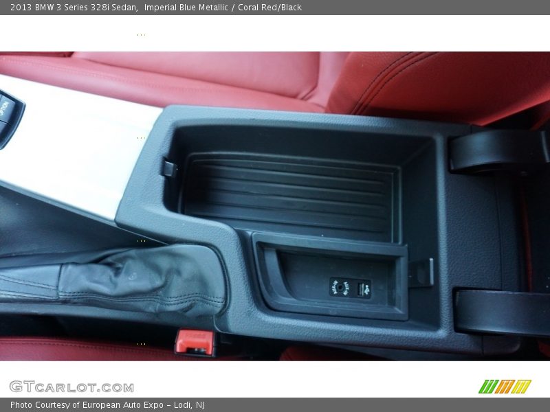 Imperial Blue Metallic / Coral Red/Black 2013 BMW 3 Series 328i Sedan