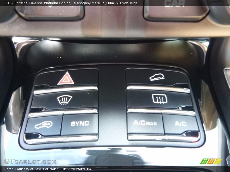 Mahogany Metallic / Black/Luxor Beige 2014 Porsche Cayenne Platinum Edition