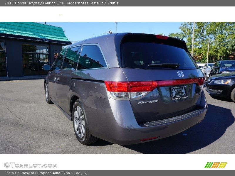 Modern Steel Metallic / Truffle 2015 Honda Odyssey Touring Elite