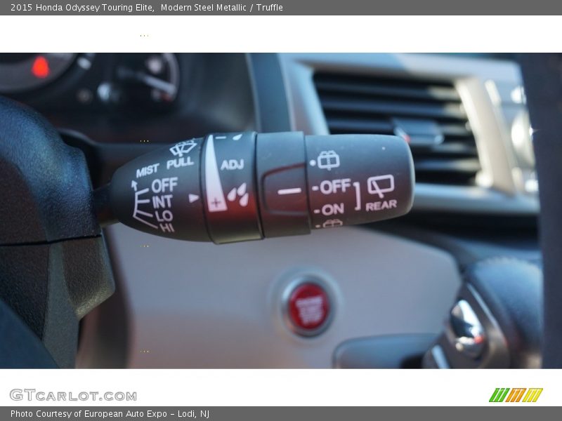Modern Steel Metallic / Truffle 2015 Honda Odyssey Touring Elite