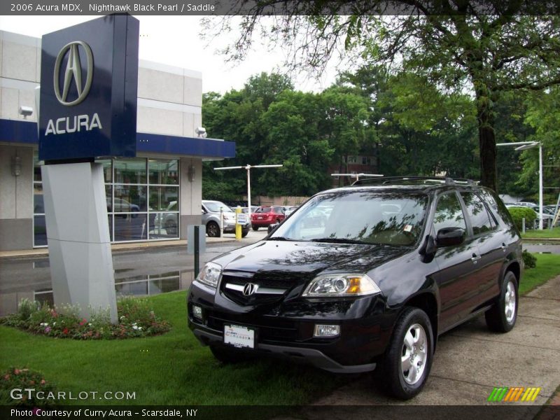 Nighthawk Black Pearl / Saddle 2006 Acura MDX