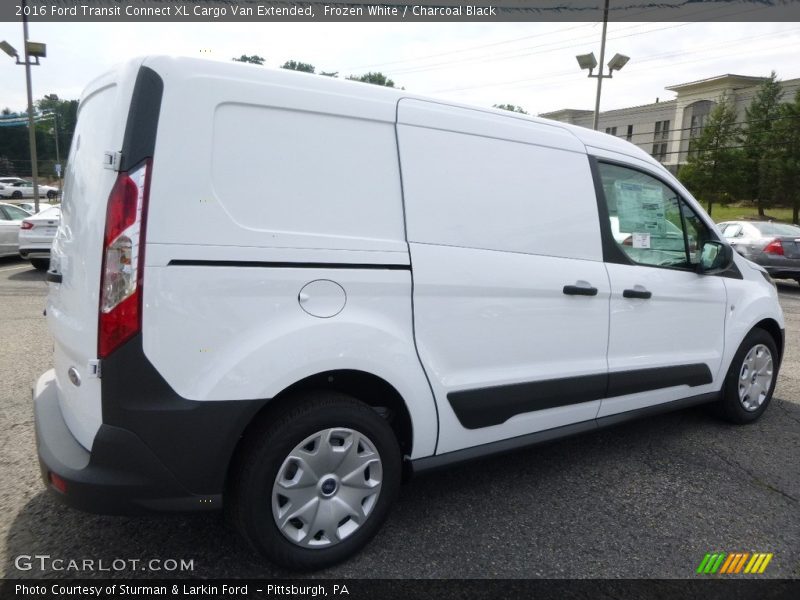 Frozen White / Charcoal Black 2016 Ford Transit Connect XL Cargo Van Extended