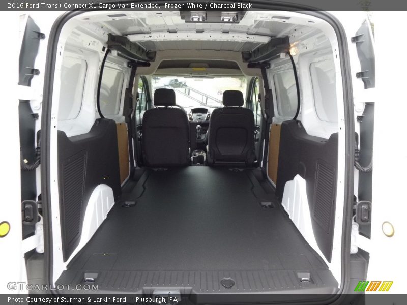 Frozen White / Charcoal Black 2016 Ford Transit Connect XL Cargo Van Extended