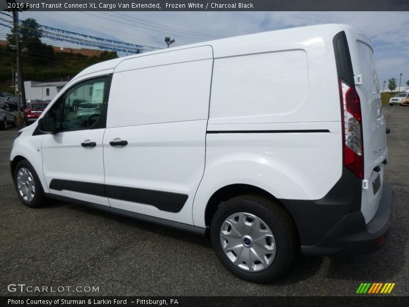 Frozen White / Charcoal Black 2016 Ford Transit Connect XL Cargo Van Extended