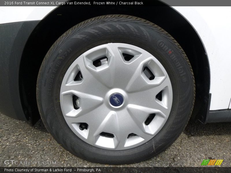 Frozen White / Charcoal Black 2016 Ford Transit Connect XL Cargo Van Extended