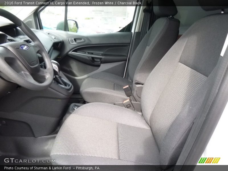 Frozen White / Charcoal Black 2016 Ford Transit Connect XL Cargo Van Extended