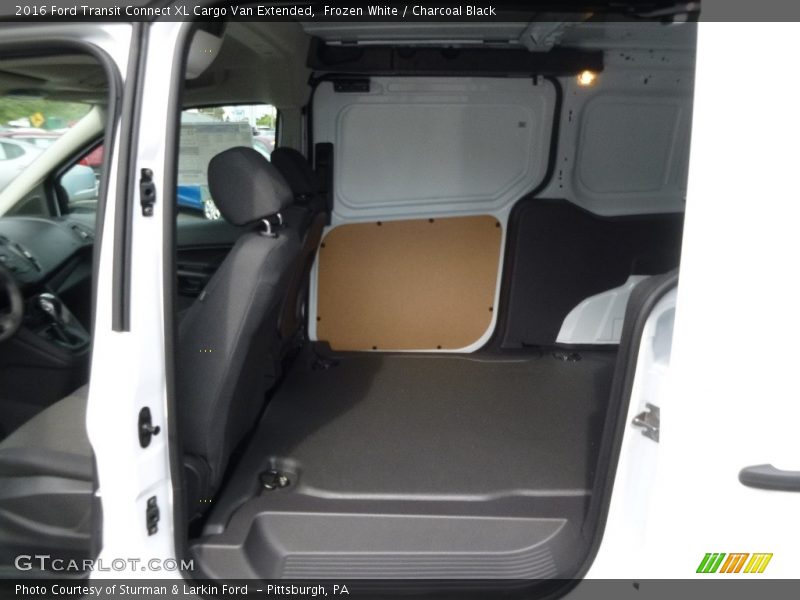 Frozen White / Charcoal Black 2016 Ford Transit Connect XL Cargo Van Extended