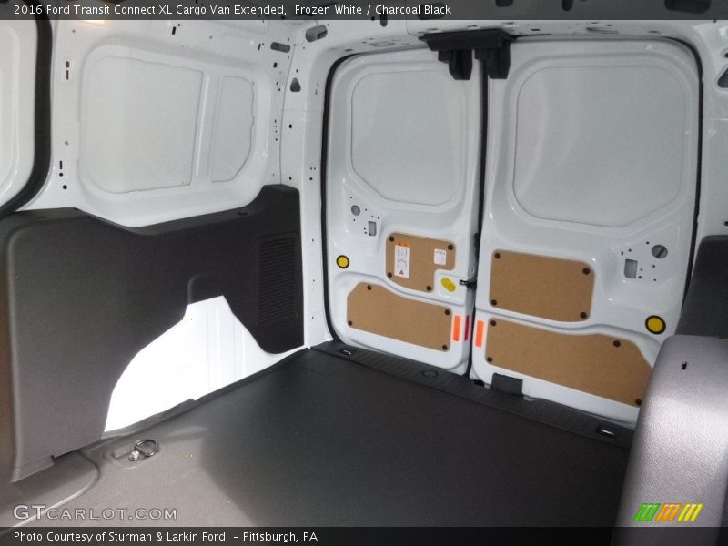Frozen White / Charcoal Black 2016 Ford Transit Connect XL Cargo Van Extended