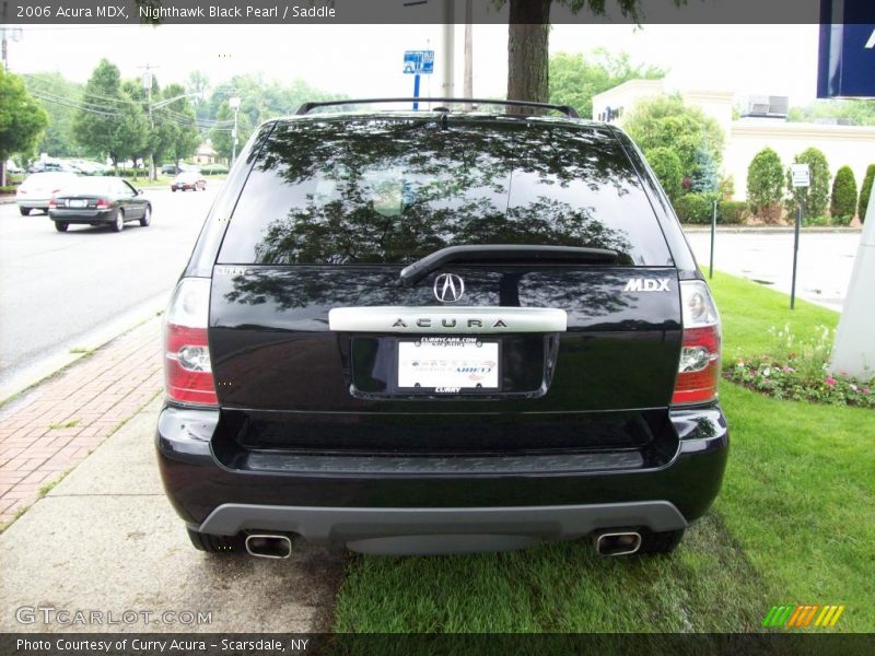 Nighthawk Black Pearl / Saddle 2006 Acura MDX
