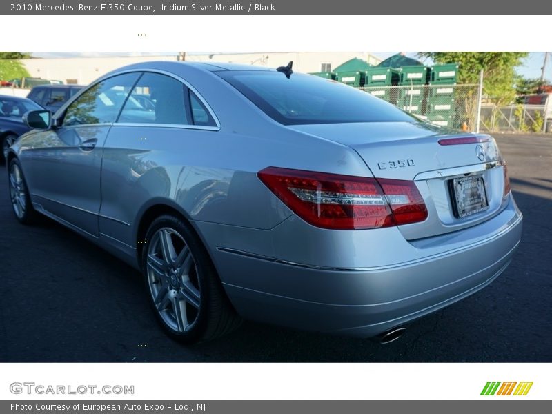 Iridium Silver Metallic / Black 2010 Mercedes-Benz E 350 Coupe