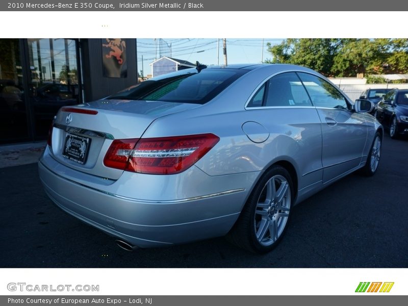 Iridium Silver Metallic / Black 2010 Mercedes-Benz E 350 Coupe