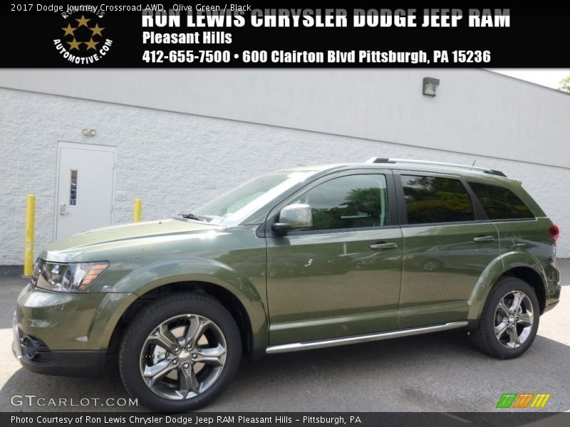 Olive Green / Black 2017 Dodge Journey Crossroad AWD