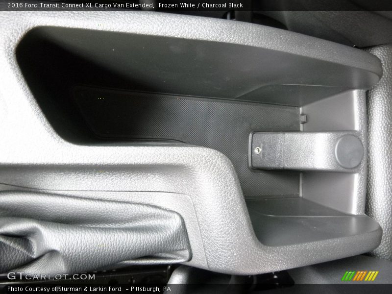 Frozen White / Charcoal Black 2016 Ford Transit Connect XL Cargo Van Extended