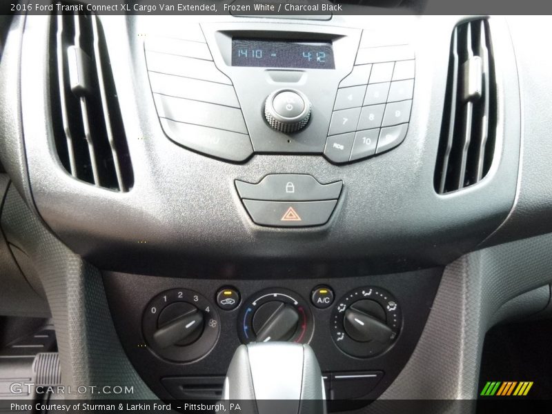 Frozen White / Charcoal Black 2016 Ford Transit Connect XL Cargo Van Extended