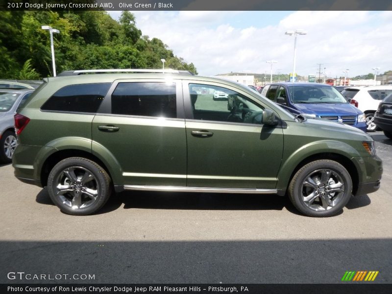Olive Green / Black 2017 Dodge Journey Crossroad AWD