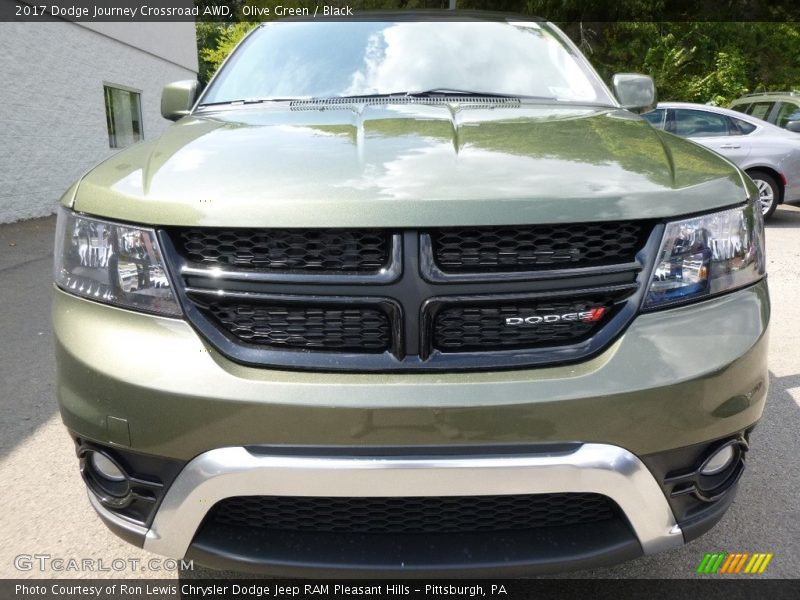 Olive Green / Black 2017 Dodge Journey Crossroad AWD