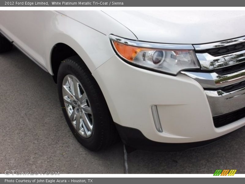 White Platinum Metallic Tri-Coat / Sienna 2012 Ford Edge Limited