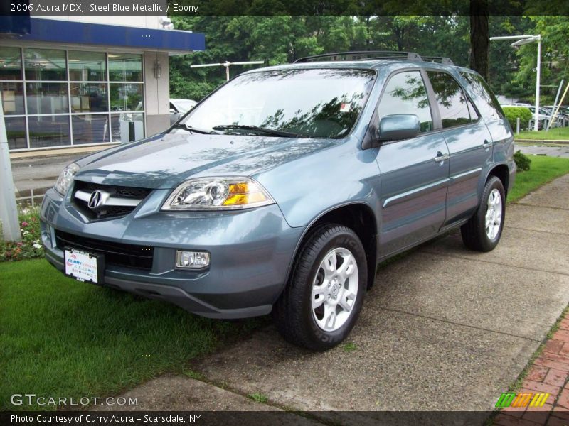 Steel Blue Metallic / Ebony 2006 Acura MDX