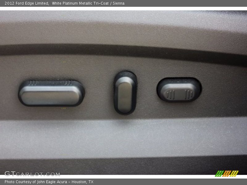 White Platinum Metallic Tri-Coat / Sienna 2012 Ford Edge Limited