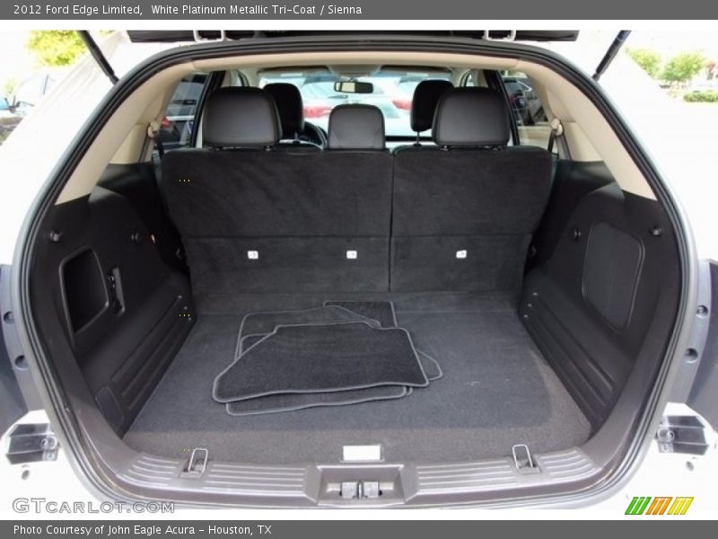 White Platinum Metallic Tri-Coat / Sienna 2012 Ford Edge Limited