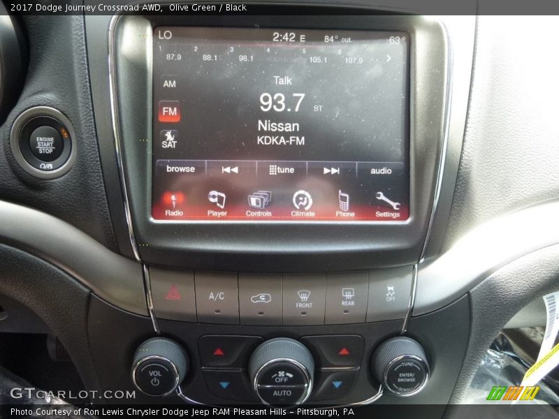 Controls of 2017 Journey Crossroad AWD