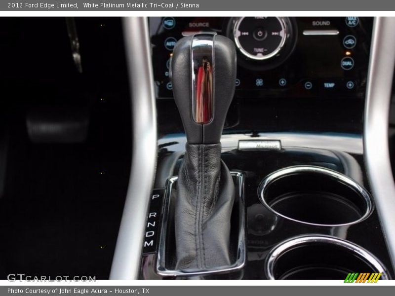 White Platinum Metallic Tri-Coat / Sienna 2012 Ford Edge Limited