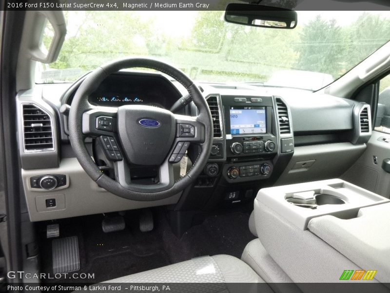 Magnetic / Medium Earth Gray 2016 Ford F150 Lariat SuperCrew 4x4
