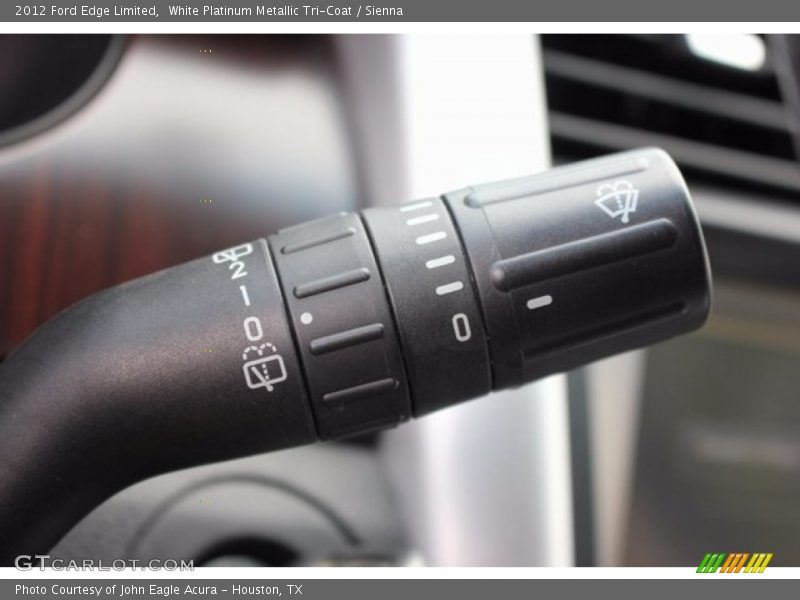 White Platinum Metallic Tri-Coat / Sienna 2012 Ford Edge Limited