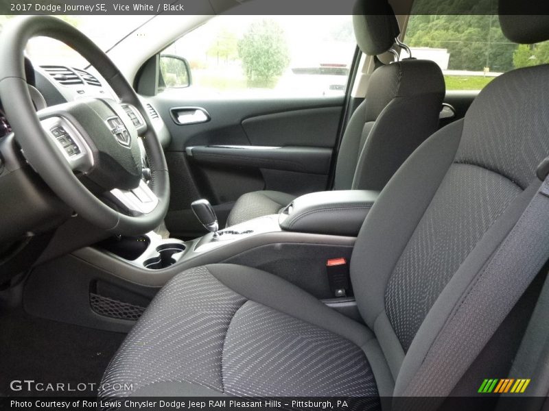 Vice White / Black 2017 Dodge Journey SE