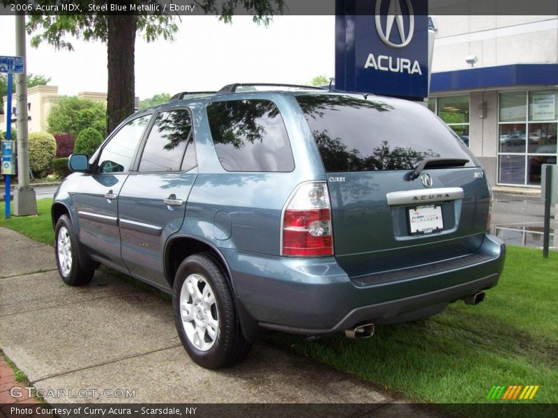 Steel Blue Metallic / Ebony 2006 Acura MDX