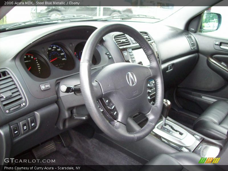 Steel Blue Metallic / Ebony 2006 Acura MDX