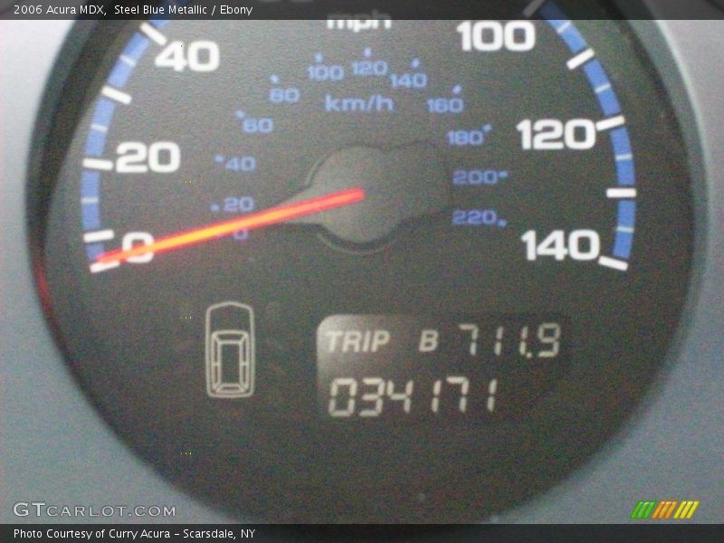 Steel Blue Metallic / Ebony 2006 Acura MDX