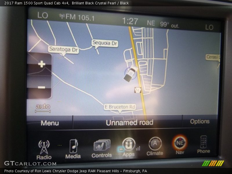 Navigation of 2017 1500 Sport Quad Cab 4x4