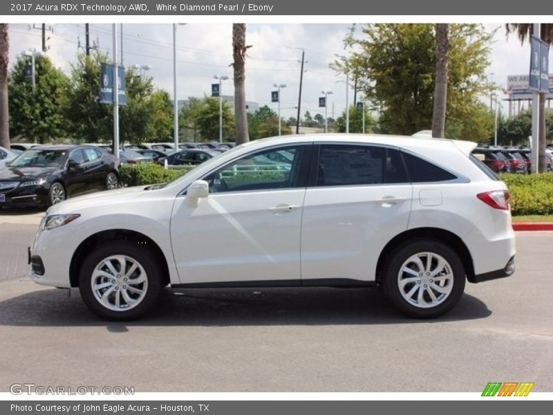 White Diamond Pearl / Ebony 2017 Acura RDX Technology AWD