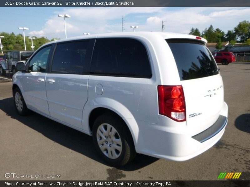 White Knuckle / Black/Light Graystone 2017 Dodge Grand Caravan SE