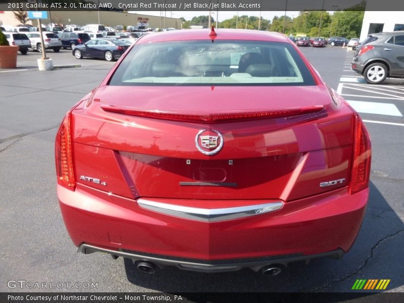 Crystal Red Tintcoat / Jet Black/Jet Black Accents 2013 Cadillac ATS 2.0L Turbo AWD