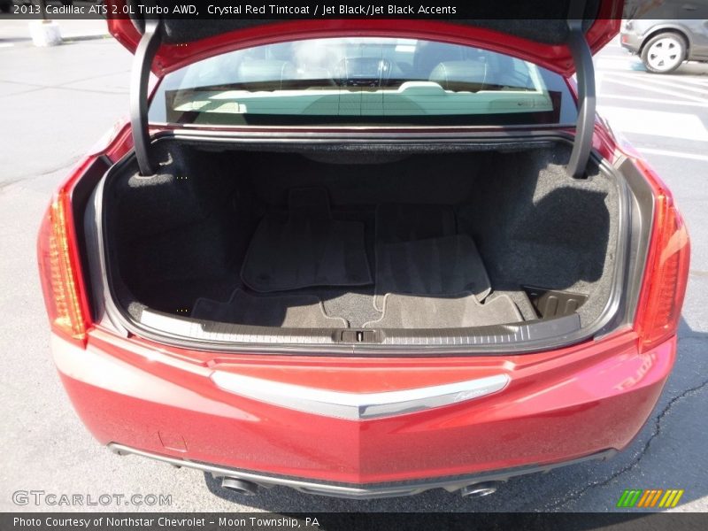 Crystal Red Tintcoat / Jet Black/Jet Black Accents 2013 Cadillac ATS 2.0L Turbo AWD