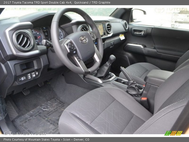  2017 Tacoma TRD Sport Double Cab 4x4 TRD Graphite Interior