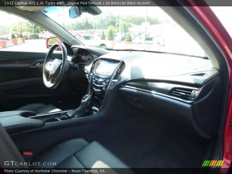 Crystal Red Tintcoat / Jet Black/Jet Black Accents 2013 Cadillac ATS 2.0L Turbo AWD
