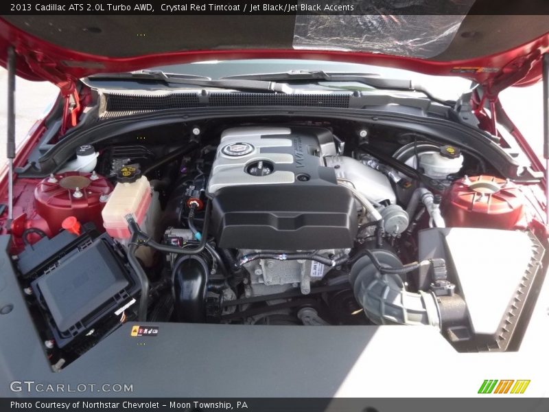 Crystal Red Tintcoat / Jet Black/Jet Black Accents 2013 Cadillac ATS 2.0L Turbo AWD