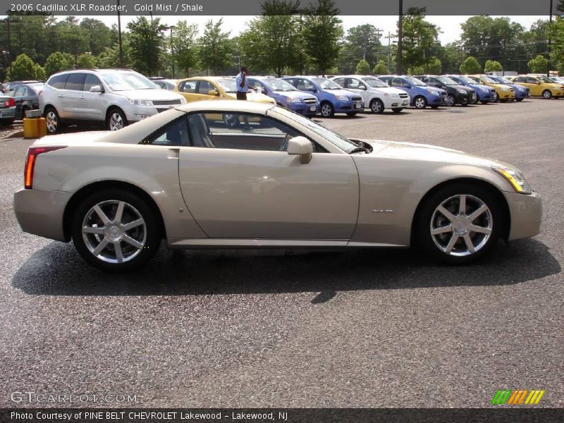 Gold Mist / Shale 2006 Cadillac XLR Roadster